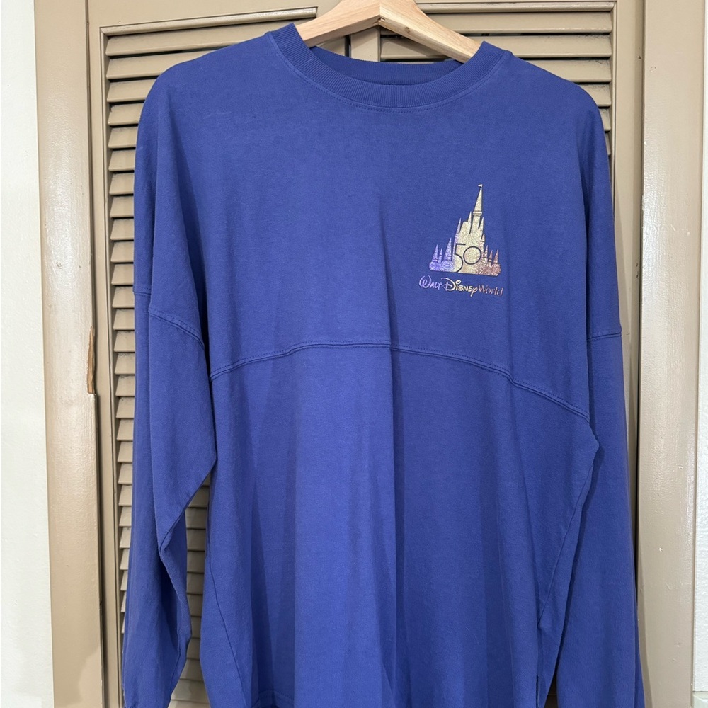 Walt Disney World 50th Anniversary Castle Spirit Jersey Shirt Women’s Size S